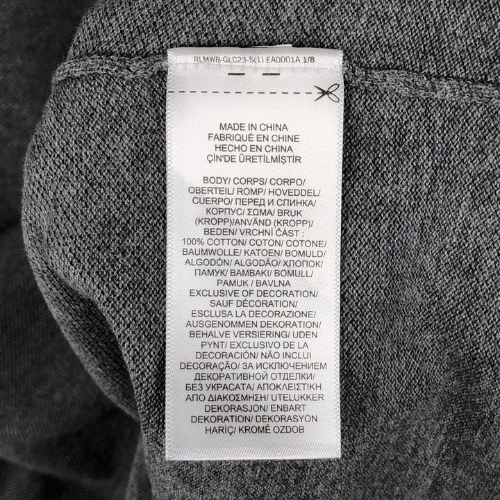 Ralph Lauren POLO RALPH LAUREN short sleeve polo shirt men's XL equivalent cotton gray type Vintage Second Hand