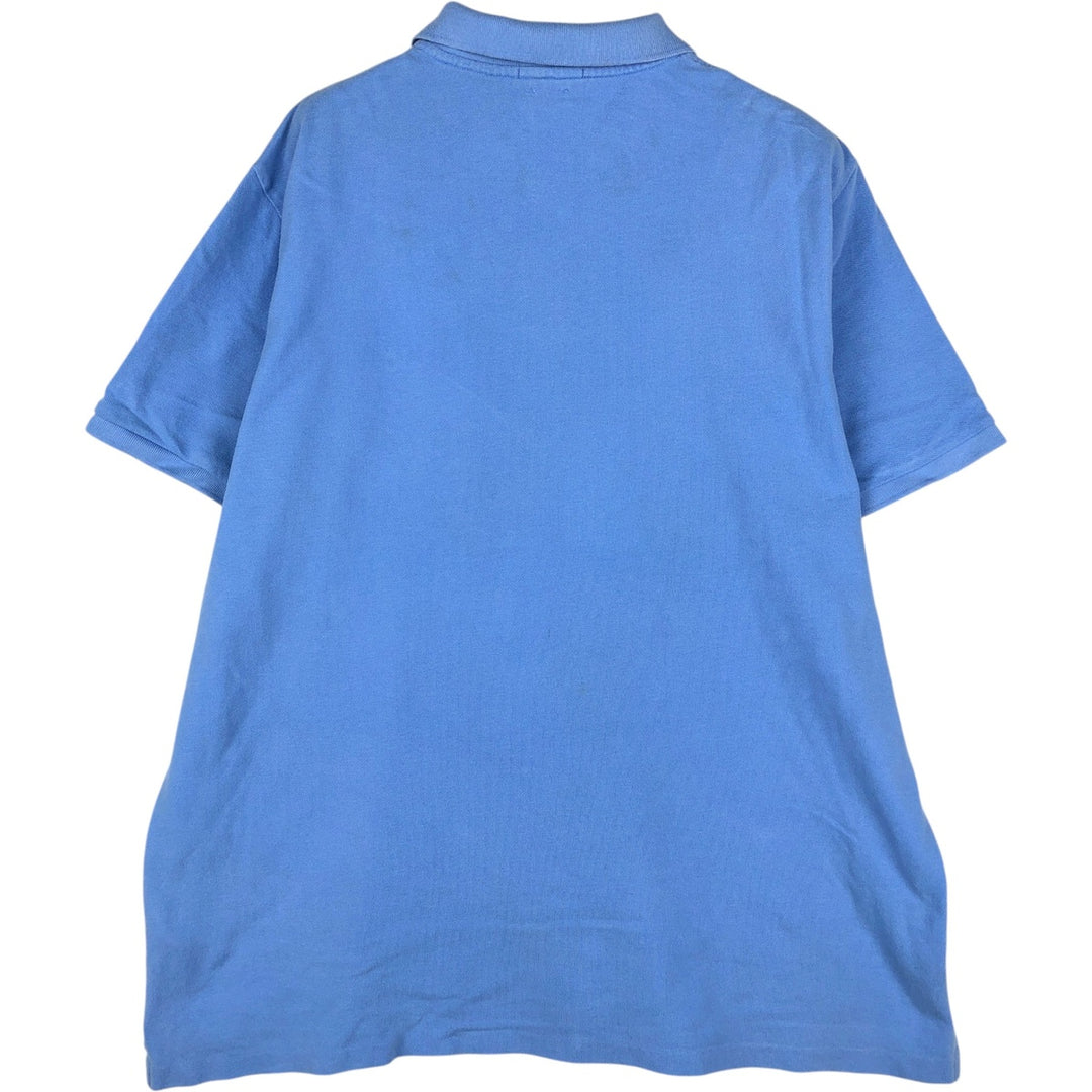 Ralph Lauren POLO RALPH LAUREN CLASSIC FIT short sleeve polo shirt men's XL equivalent cotton Blue type light blue Vintage Second Hand