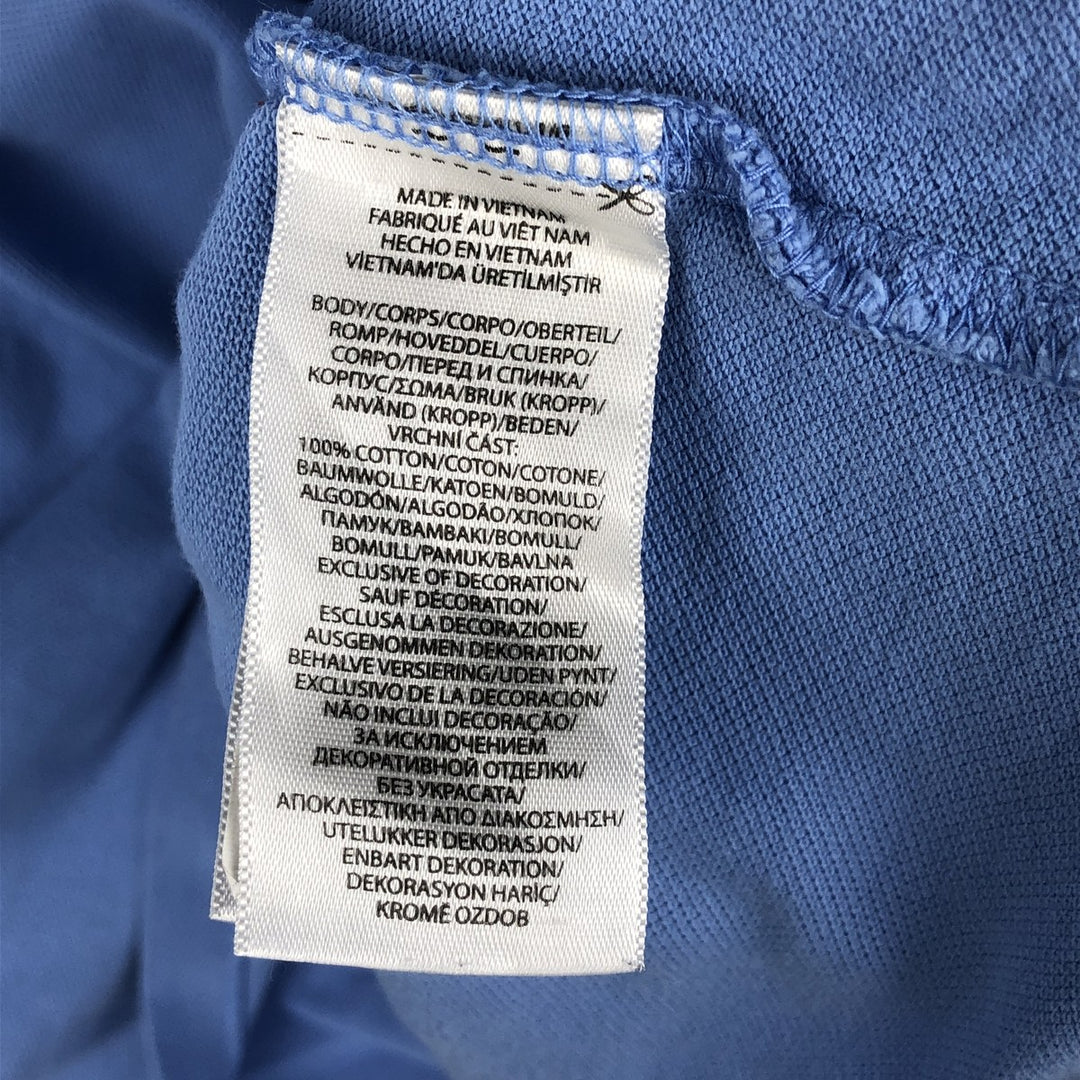Ralph Lauren POLO RALPH LAUREN CLASSIC FIT short sleeve polo shirt men's XL equivalent cotton Blue type light blue Vintage Second Hand