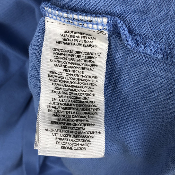 Ralph Lauren POLO RALPH LAUREN CLASSIC FIT short sleeve polo shirt men's XL equivalent cotton Blue type light blue Vintage Second Hand