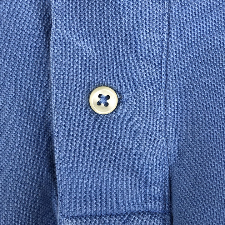 Ralph Lauren POLO RALPH LAUREN CLASSIC FIT short sleeve polo shirt men's XL equivalent cotton Blue type light blue Vintage Second Hand