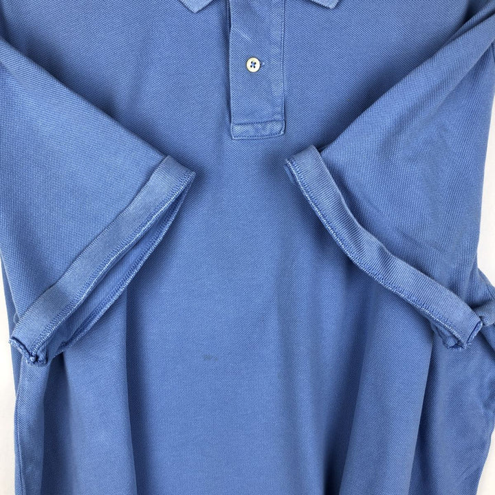 Ralph Lauren POLO RALPH LAUREN CLASSIC FIT short sleeve polo shirt men's XL equivalent cotton Blue type light blue Vintage Second Hand