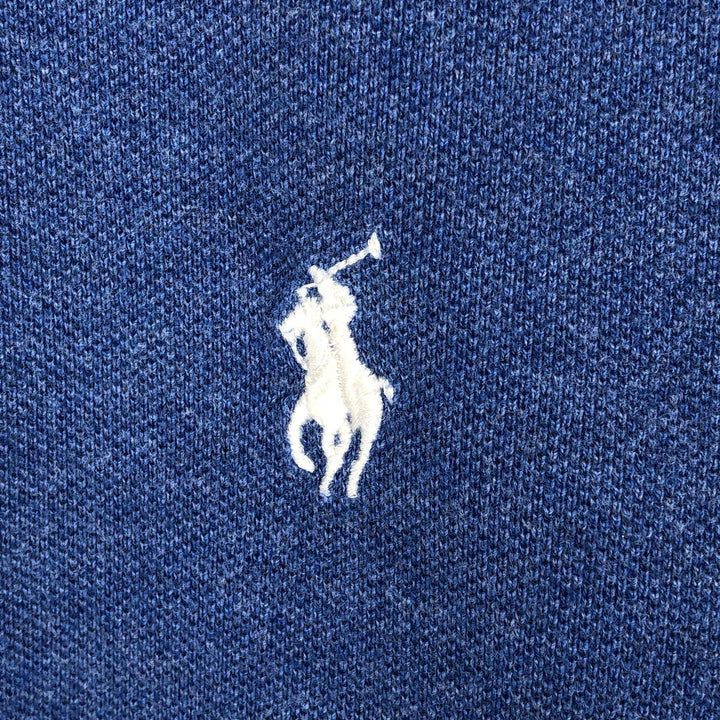 Ralph Lauren POLO RALPH LAUREN CUSTOM SLIM FIT short sleeve polo shirt men's size M unclear blue type Vintage Second Hand
