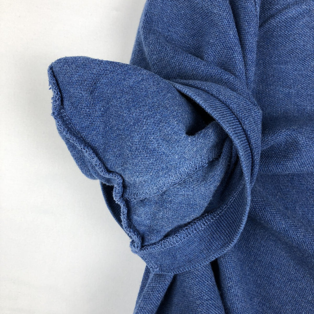 Ralph Lauren POLO RALPH LAUREN CUSTOM SLIM FIT short sleeve polo shirt men's size M unclear blue type Vintage Second Hand