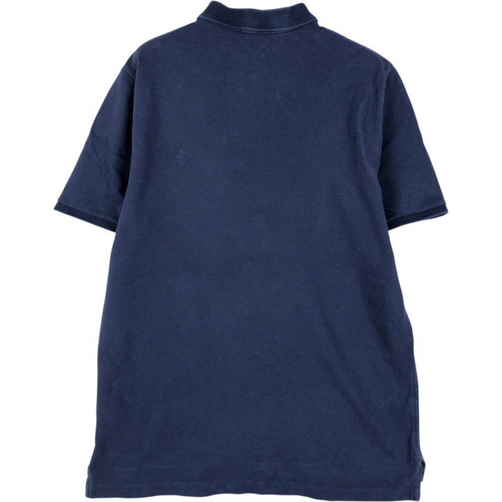 Ralph Lauren POLO RALPH LAUREN CLASSIC FIT short sleeve polo shirt, men's size M cotton navy blue type Vintage Second Hand