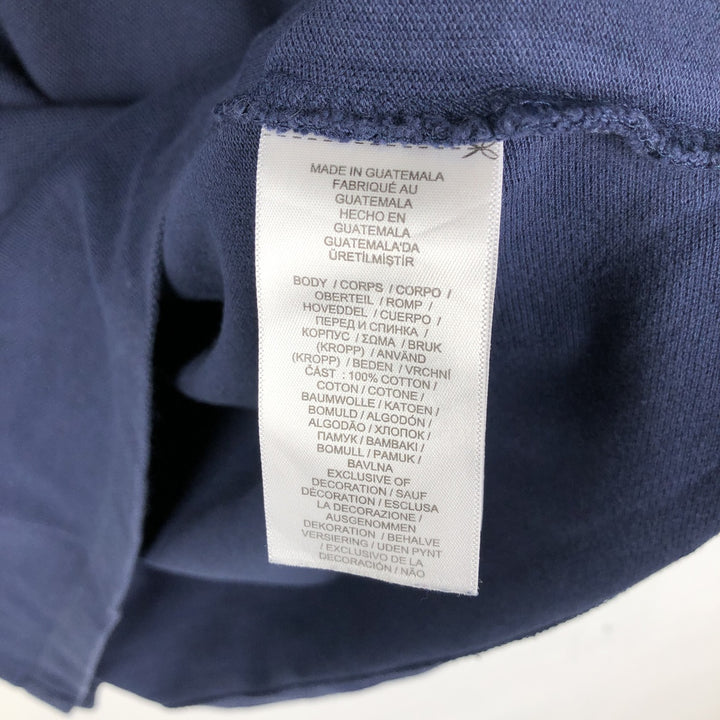 Ralph Lauren POLO RALPH LAUREN CLASSIC FIT short sleeve polo shirt, men's size M cotton navy blue type Vintage Second Hand
