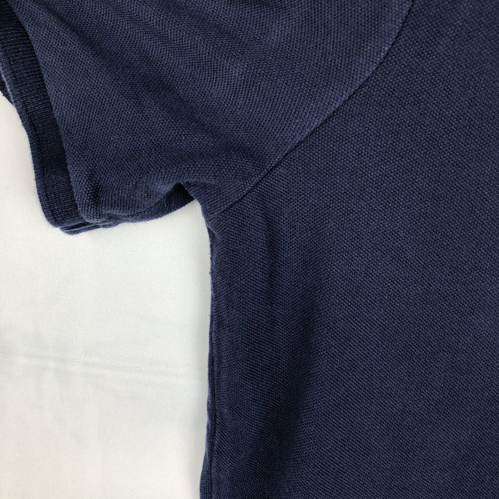 Ralph Lauren POLO RALPH LAUREN CLASSIC FIT short sleeve polo shirt, men's size M cotton navy blue type Vintage Second Hand