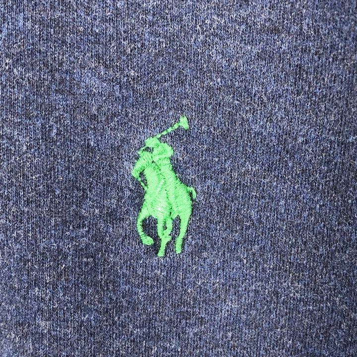 Ralph Lauren POLO RALPH LAUREN short sleeve polo shirt men's size L cotton navy blue type Vintage Second Hand