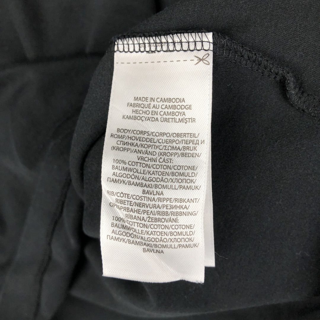 Ralph Lauren POLO RALPH LAUREN CUSTOM SLIM FIT short sleeve polo shirt, men's size L cotton black type Vintage Second Hand