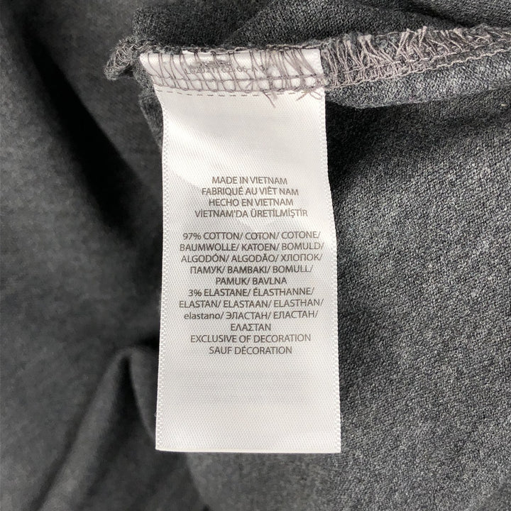 Ralph Lauren POLO RALPH LAUREN CUSTOM SLIM FIT short sleeve polo shirt, men's size L cotton gray type Vintage Second Hand
