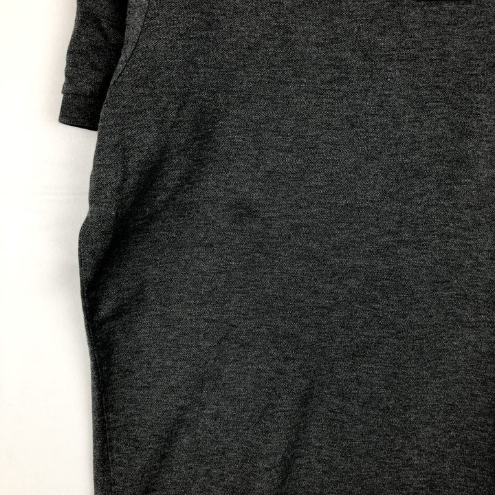 Ralph Lauren POLO RALPH LAUREN CUSTOM SLIM FIT short sleeve polo shirt, men's size L cotton gray type Vintage Second Hand