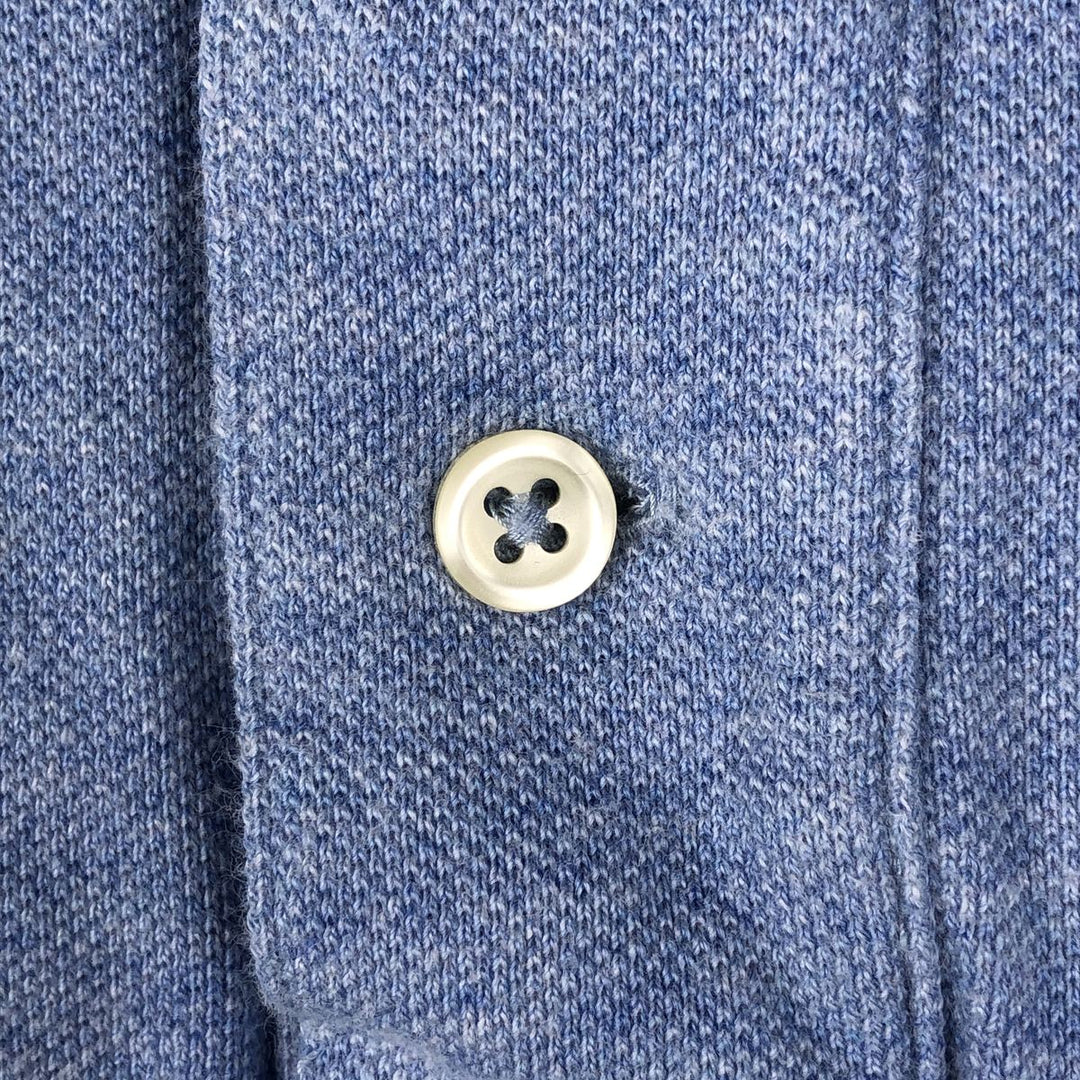 Ralph Lauren POLO RALPH LAUREN CUSTOM SLIM FIT short sleeve polo shirt men's size M cotton Blue type light blue Vintage Second Hand