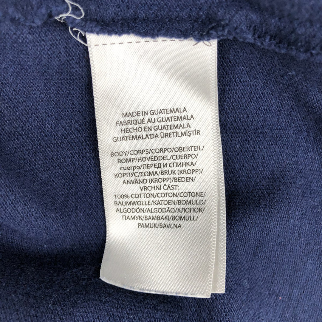 Ralph Lauren POLO RALPH LAUREN CLASSIC FIT short sleeve polo shirt for men size L cotton navy blue type Vintage Second Hand