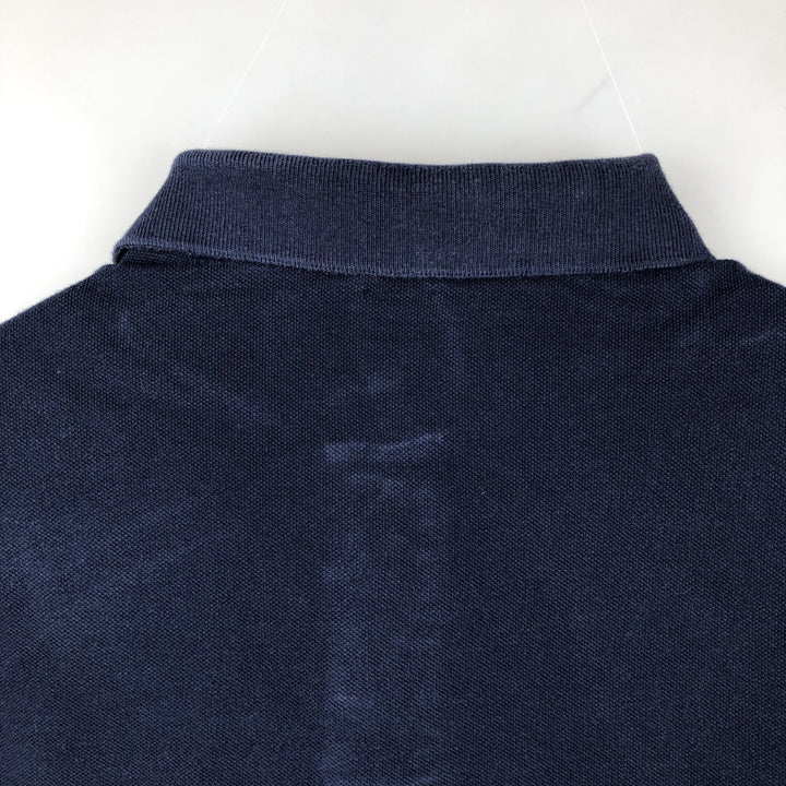 Ralph Lauren POLO RALPH LAUREN CLASSIC FIT short sleeve polo shirt for men size L cotton navy blue type Vintage Second Hand
