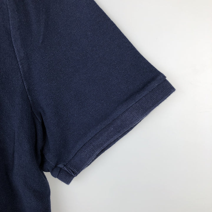Ralph Lauren POLO RALPH LAUREN CLASSIC FIT short sleeve polo shirt for men size L cotton navy blue type Vintage Second Hand