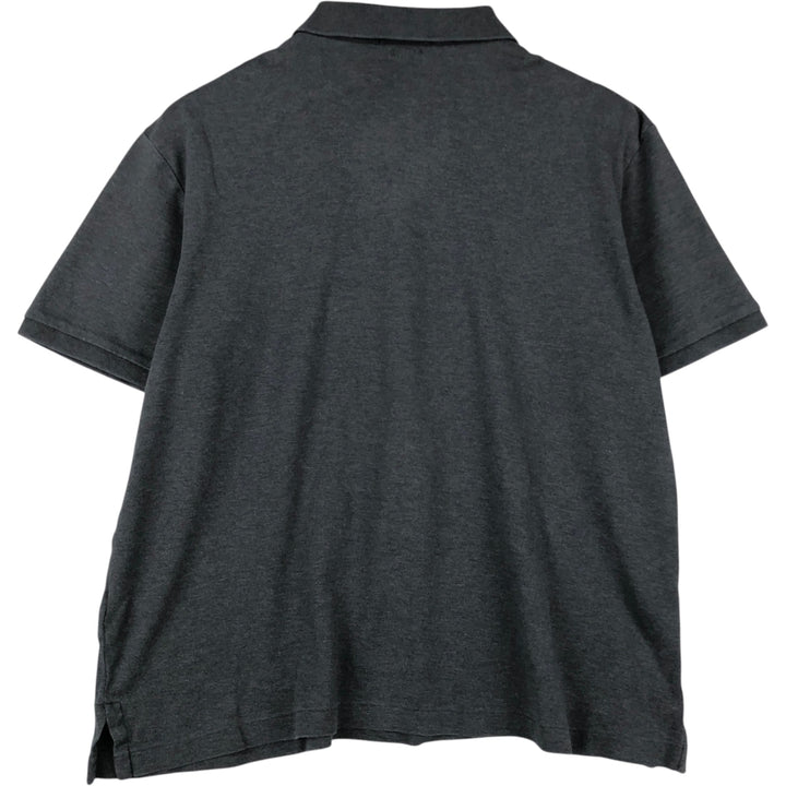 Ralph Lauren POLO RALPH LAUREN CLASSIC FIT short sleeve polo shirt for men size L cotton gray type Vintage Second Hand