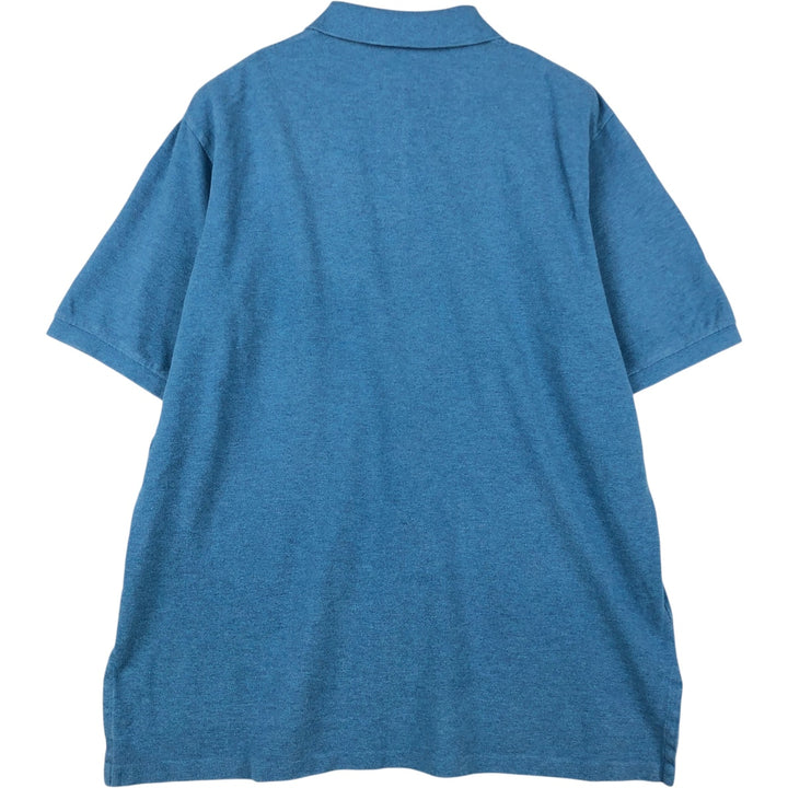 Ralph Lauren POLO RALPH LAUREN short sleeve polo shirt men's XL equivalent cotton Blue type light blue Vintage Second Hand