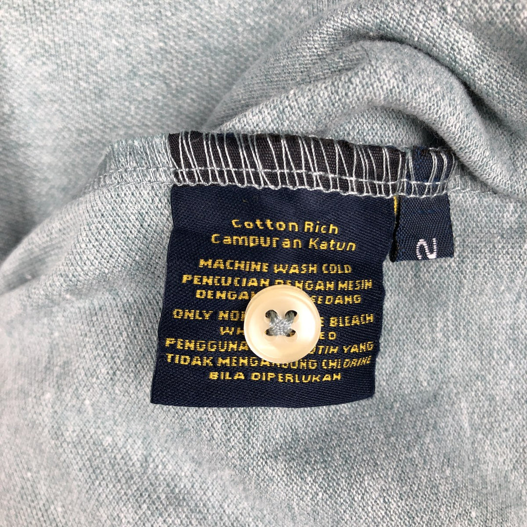 Ralph Lauren CUSTOM FIT short sleeve polo shirt, men's XL size unclear Mint green Vintage Second Hand