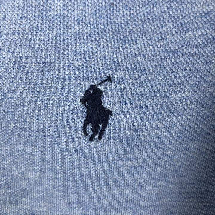 Ralph Lauren POLO RALPH LAUREN CUSTOM FIT short sleeve polo shirt men's XL equivalent cotton Blue type light blue Vintage Second Hand
