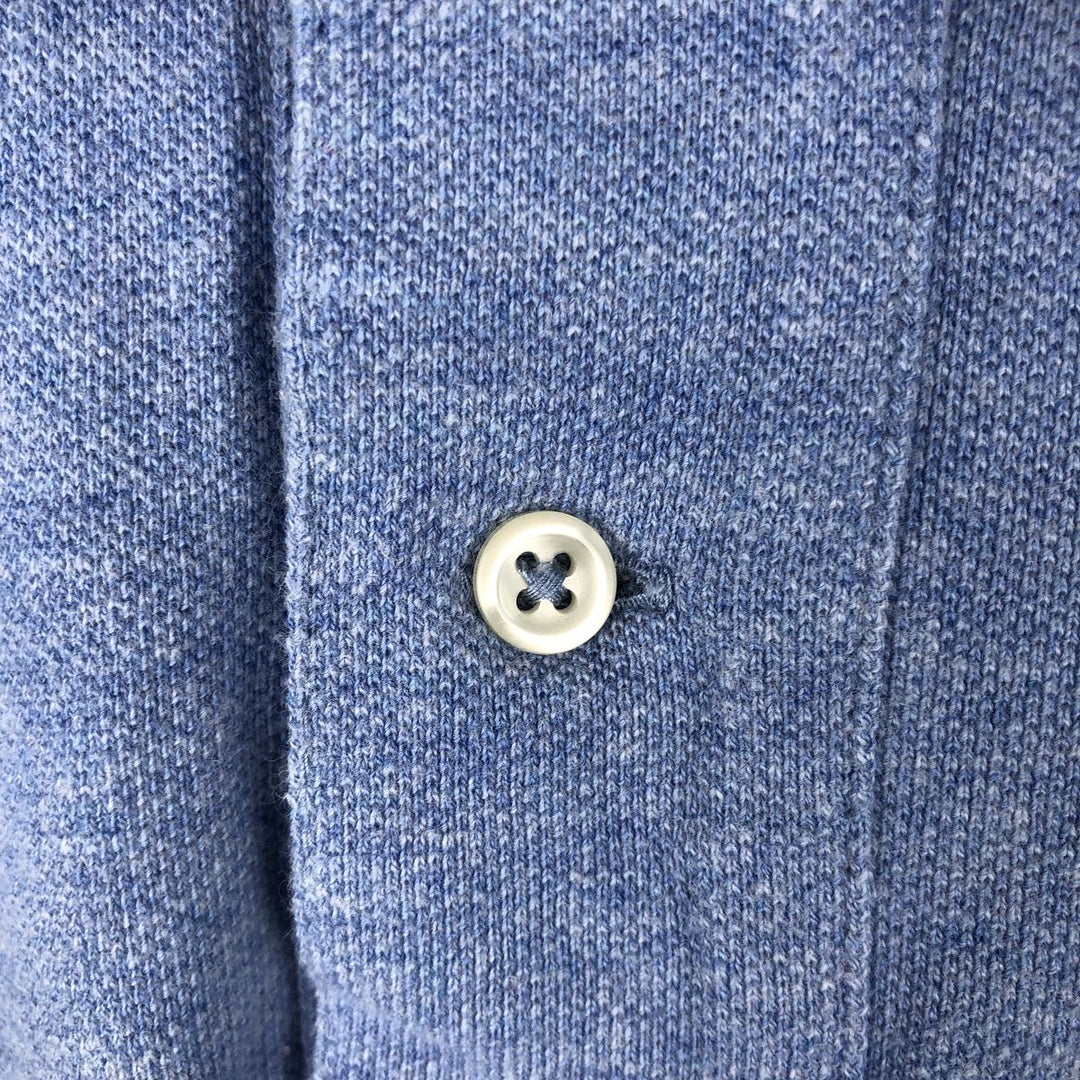 Ralph Lauren POLO RALPH LAUREN CUSTOM FIT short sleeve polo shirt men's XL equivalent cotton Blue type light blue Vintage Second Hand