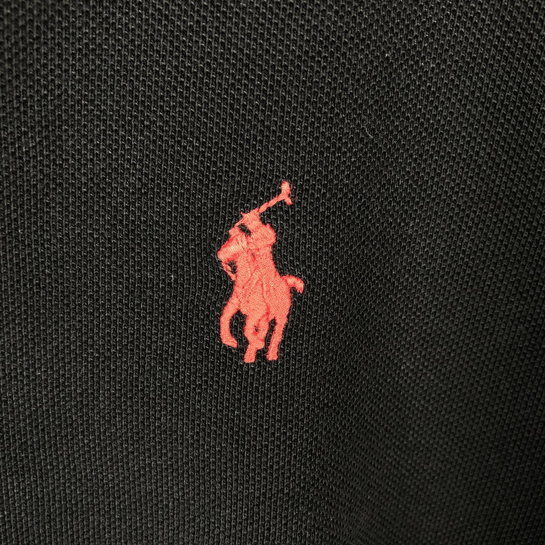 Ralph Lauren POLO RALPH LAUREN CUSTOM SLIM FIT short sleeve polo shirt men's XL equivalent unclear black type Vintage Second Hand