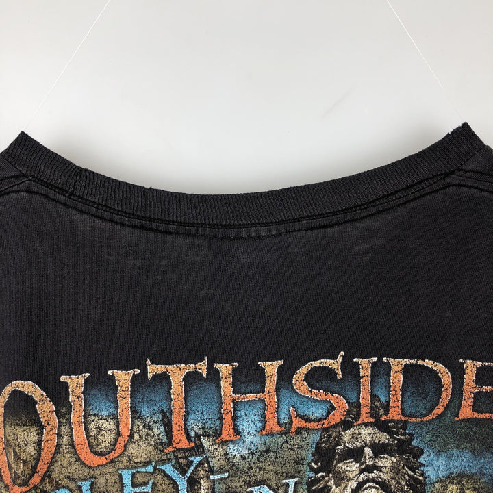 Harley-Davidson Eagle Pattern Motorcycle T-Shirt, Men's XL unclear black type Vintage Second Hand