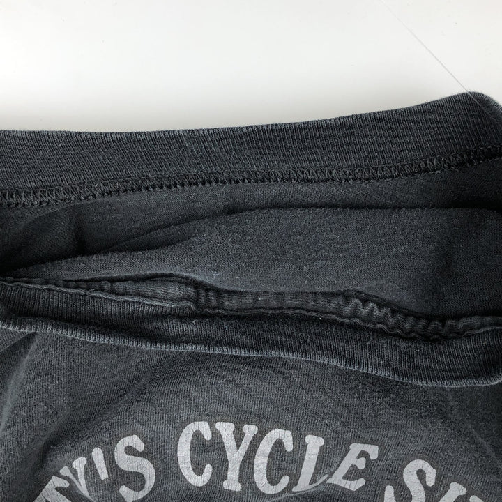 Harley-Davidson Motorcycle Bike T-shirt, Men's XL size unclear black type Vintage Second Hand