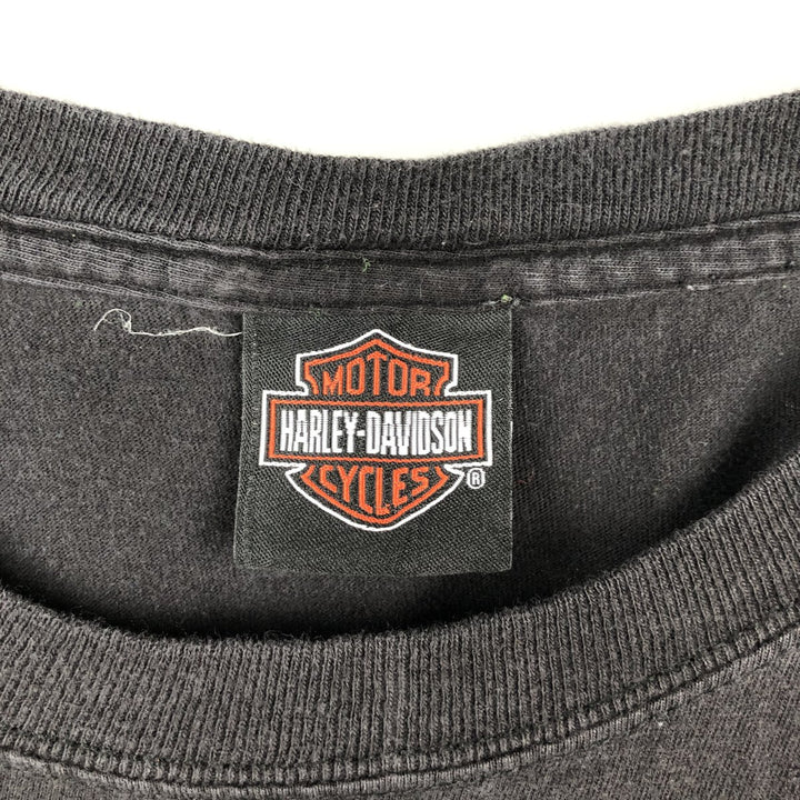 Harley-Davidson Motorcycle Bike T-shirt, Men's XL size cotton black type Vintage Second Hand