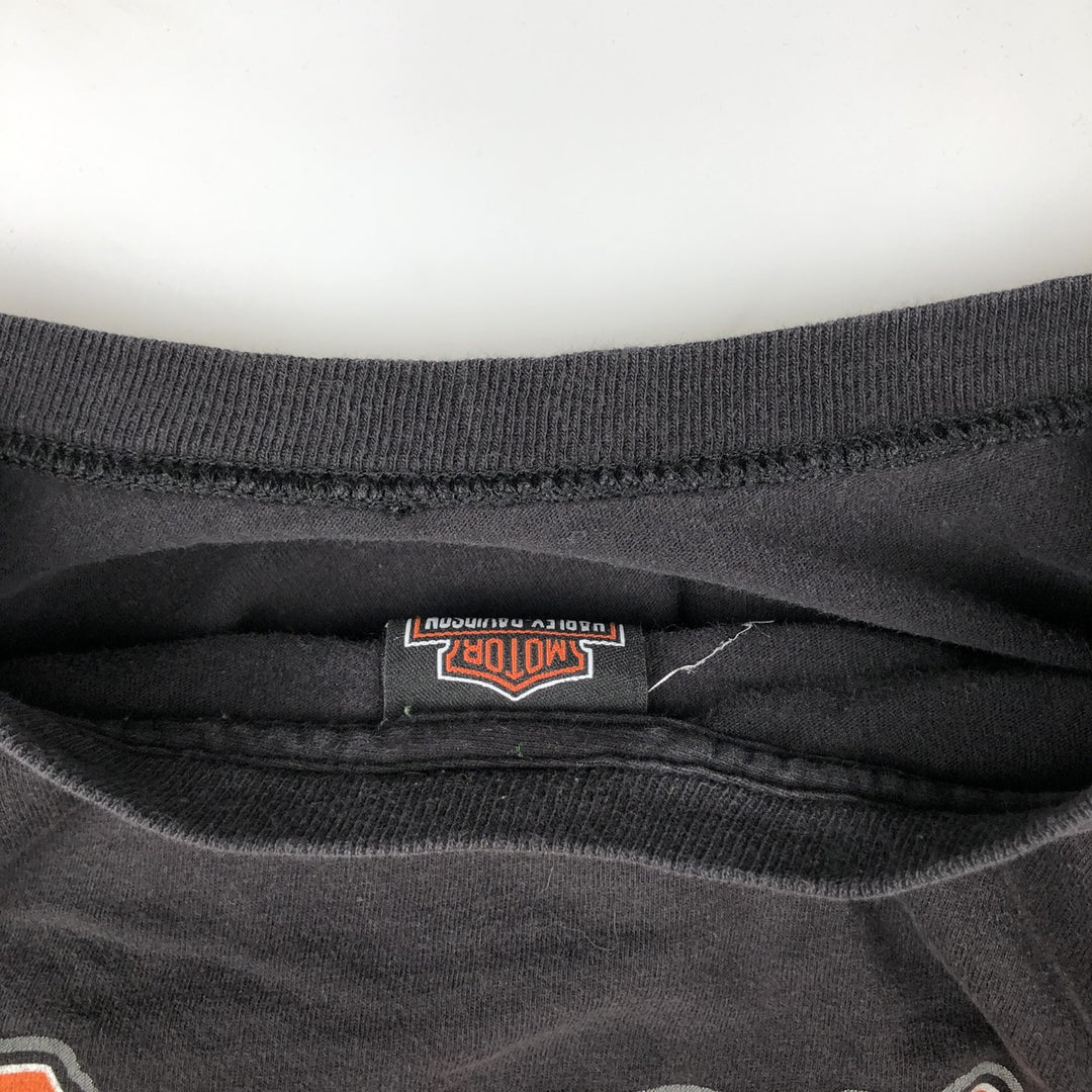 Harley-Davidson Motorcycle Bike T-shirt, Men's XL size cotton black type Vintage Second Hand
