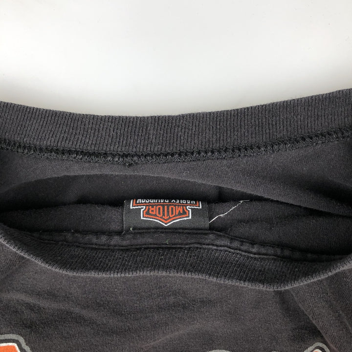 Harley-Davidson Motorcycle Bike T-shirt, Men's XL size cotton black type Vintage Second Hand