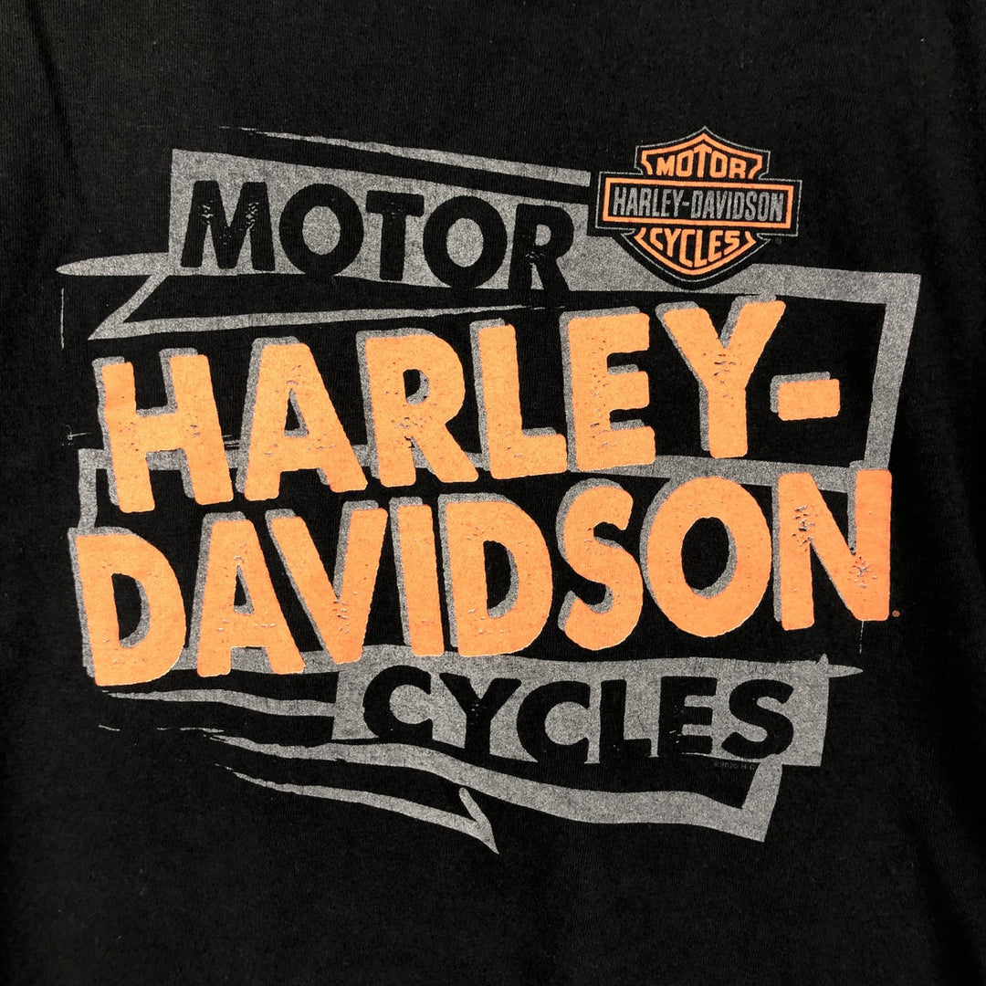 Harley-Davidson Uncle Sam Motorcycle Bike T-Shirt, Men's Size XL (approx.) unclear black type Vintage Second Hand