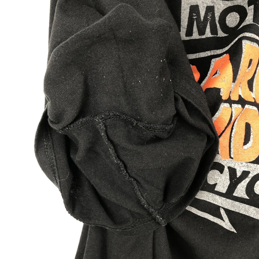 Harley-Davidson Uncle Sam Motorcycle Bike T-Shirt, Men's Size XL (approx.) unclear black type Vintage Second Hand