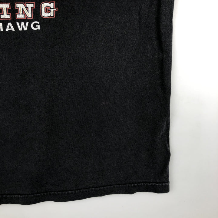 00'S Harley-Davidson Motorcycle Bike T-shirt Men's XL size unclear black type Vintage Second Hand