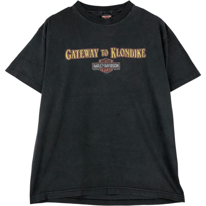 Harley-Davidson Motorcycle Bike T-shirt, Men's Medium unclear black type Vintage Second Hand