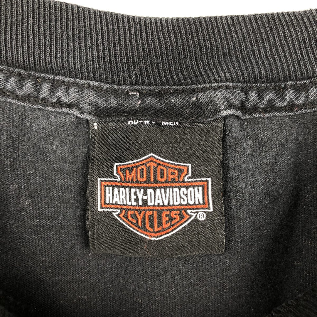 Harley-Davidson Motorcycle Bike T-shirt, Men's Medium unclear black type Vintage Second Hand