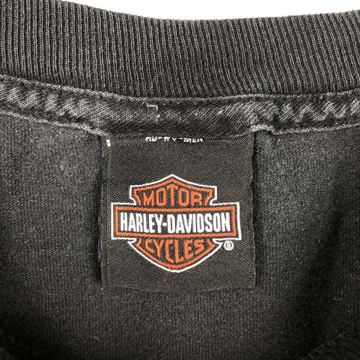 Harley-Davidson Motorcycle Bike T-shirt, Men's Medium unclear black type Vintage Second Hand
