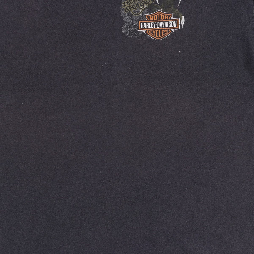 2000'S Harley-Davidson Motorcycle T-Shirt, Size 2X-LARGE (Men's XXL equivalent) cotton black type Vintage Second Hand