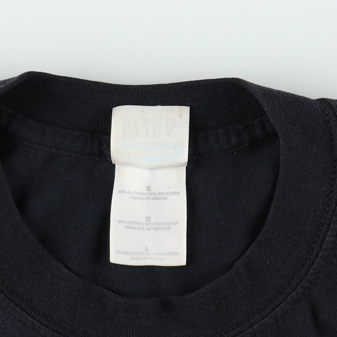 Gildan Activewear Motorcycle T-shirt, Men's Size L (approx.) cotton black type Vintage Second Hand