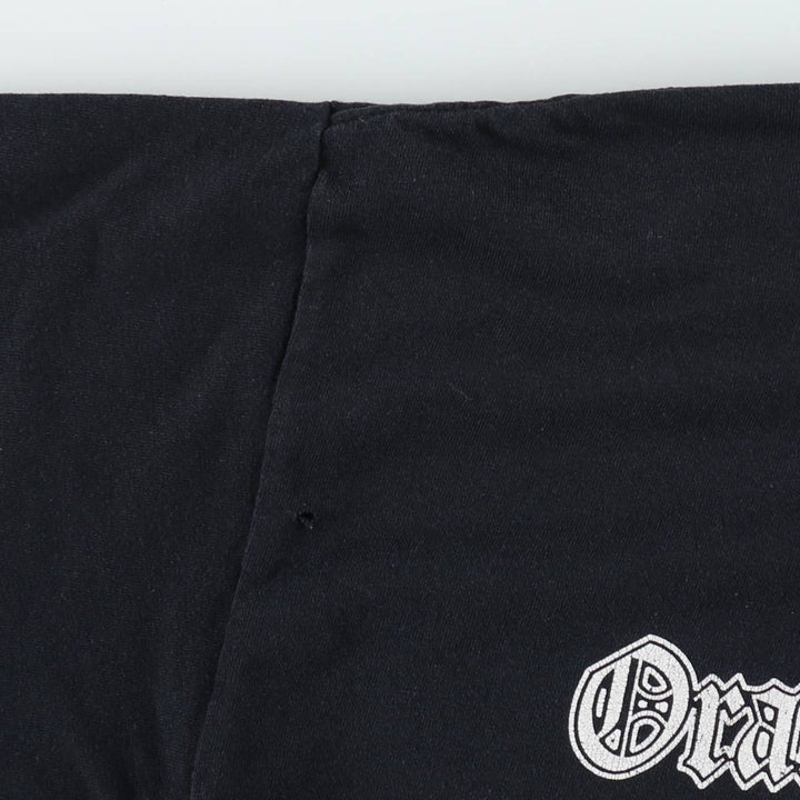 Gildan Activewear Motorcycle T-shirt, Men's Size L (approx.) cotton black type Vintage Second Hand