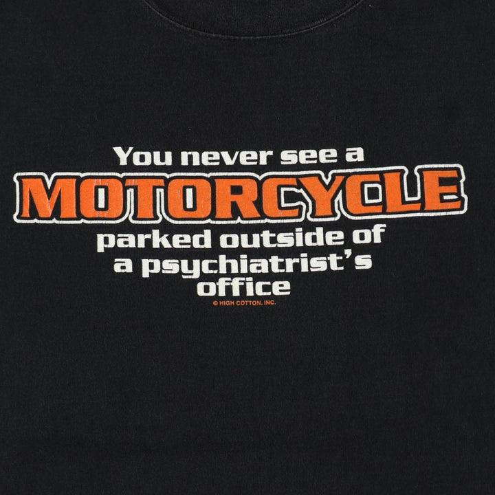 90'S All Sport Motorcycle Bike T-Shirt, Made in USA, Men's XL equivalent, Vintage cotton black type Vintage Second Hand