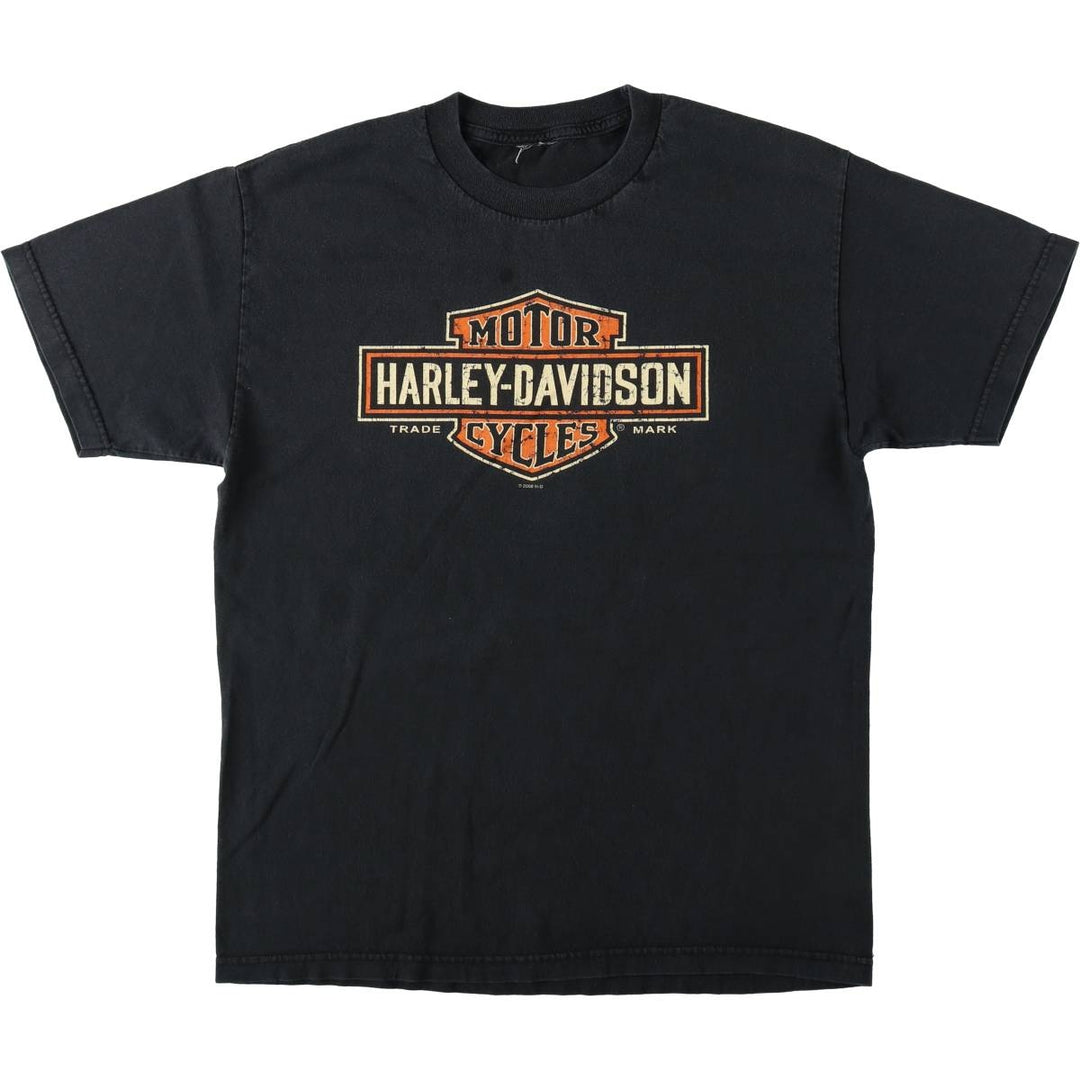 Vintage Harley-Davidson Motorcycle T-Shirt, Men's XL unclear black type Vintage Second Hand