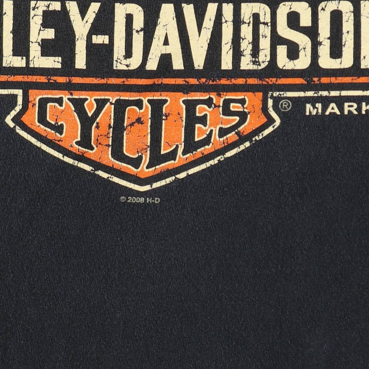 Vintage Harley-Davidson Motorcycle T-Shirt, Men's XL unclear black type Vintage Second Hand