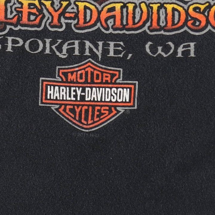 Vintage Harley-Davidson Motorcycle T-Shirt, Men's XL unclear black type Vintage Second Hand