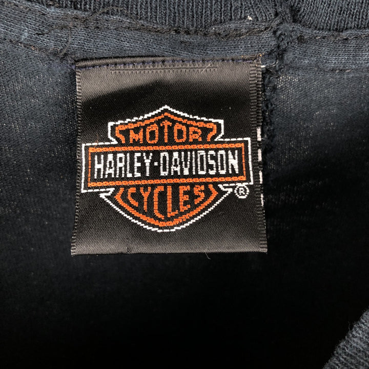 Harley-Davidson Motorcycle Bike T-shirt, Men's Medium cotton black type Vintage Second Hand