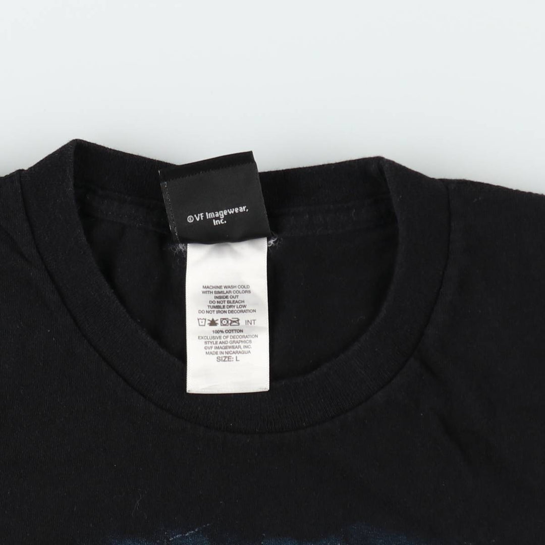 Harley-Davidson Skull Pattern Motorcycle Bike T-shirt Men's L size cotton black type Vintage Second Hand