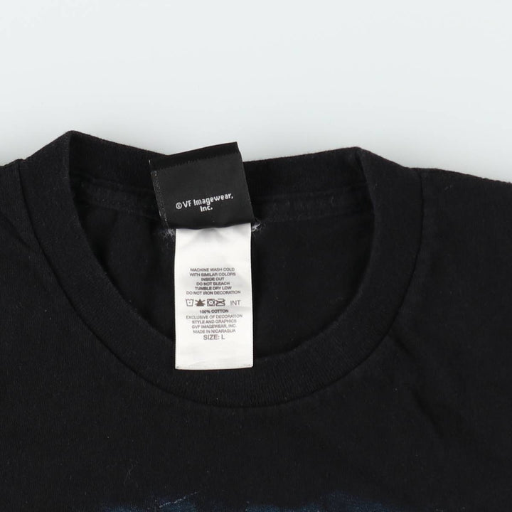 Harley-Davidson Skull Pattern Motorcycle Bike T-shirt Men's L size cotton black type Vintage Second Hand