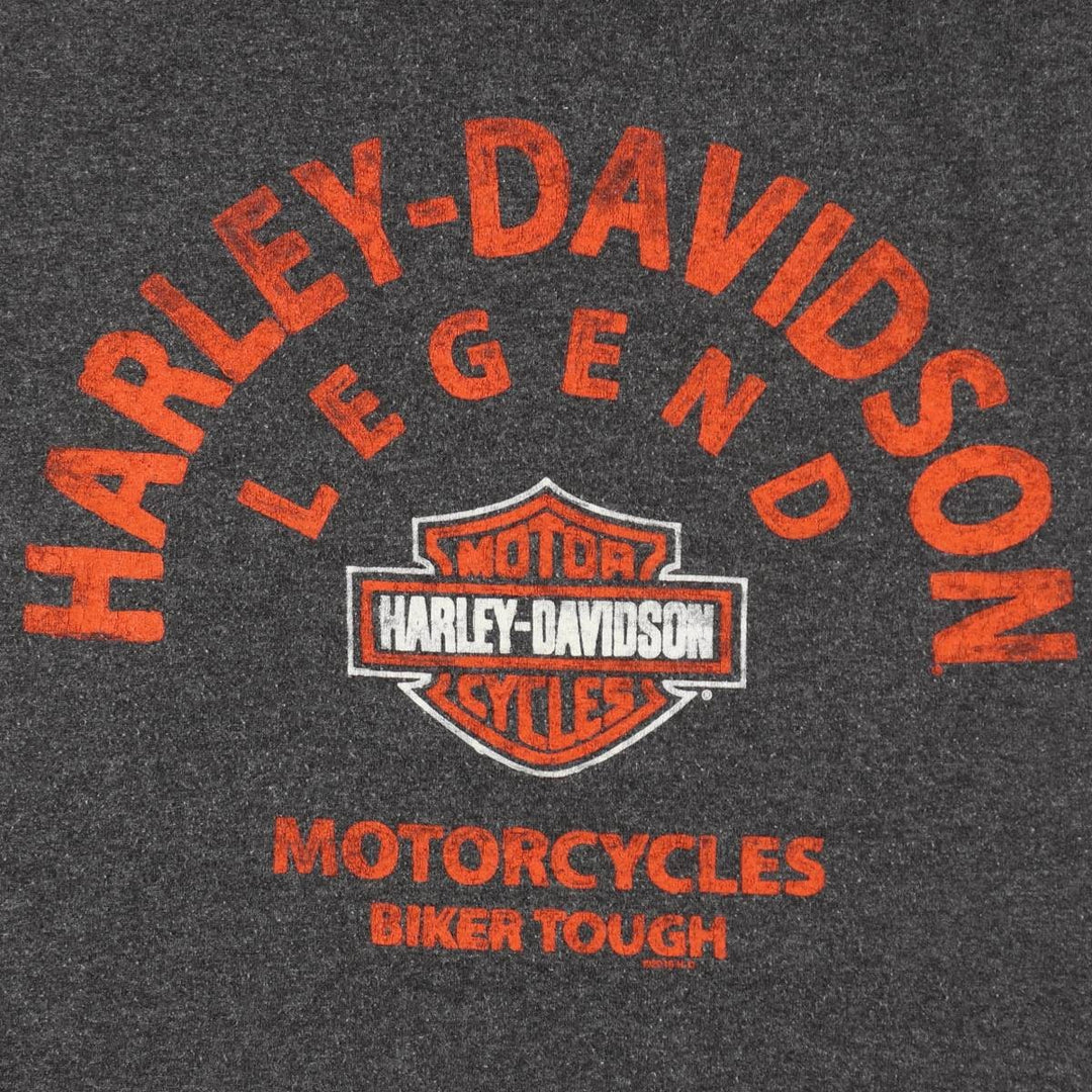 Harley-Davidson Motorcycle Bike T-shirt, Men's XL size cotton Charcoal Vintage Second Hand