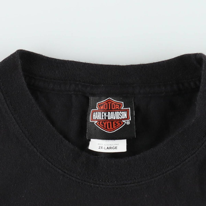 Harley-Davidson Motorcycle Bike T-shirt, Men's XXL cotton black type Vintage Second Hand