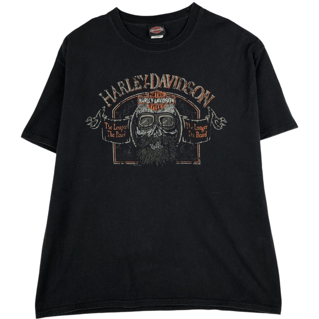 Harley-Davidson Motorcycle Bike T-shirt, Men's XL size cotton black type Vintage Second Hand