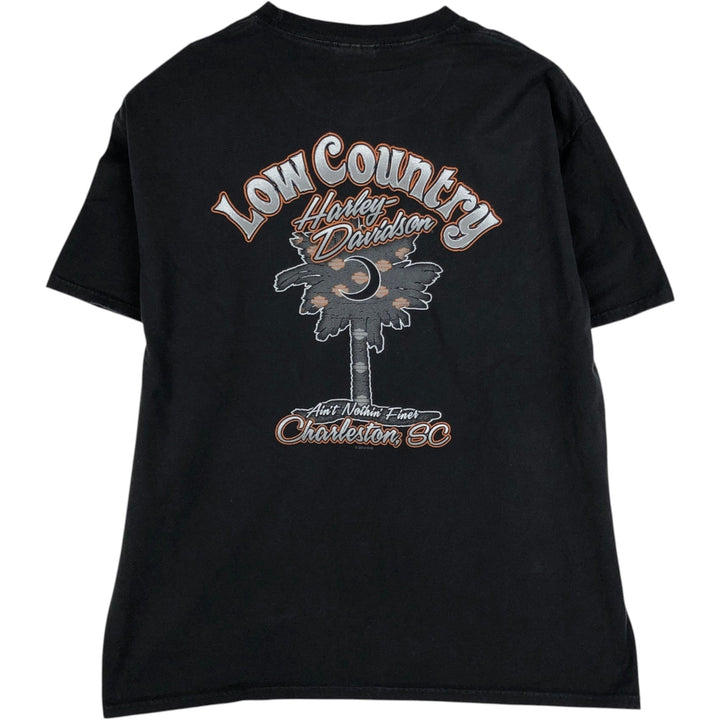 Harley-Davidson Motorcycle Bike T-shirt, Men's XL size cotton black type Vintage Second Hand